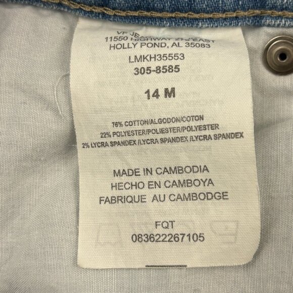 Lee Bootcut Women's size 14 Light Wash Blue Denim Jeans - Picture 2 of 3